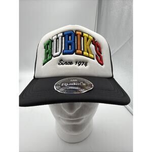 New Mens Rubik's Cube Lids Snap Back Trucker Hat Cap